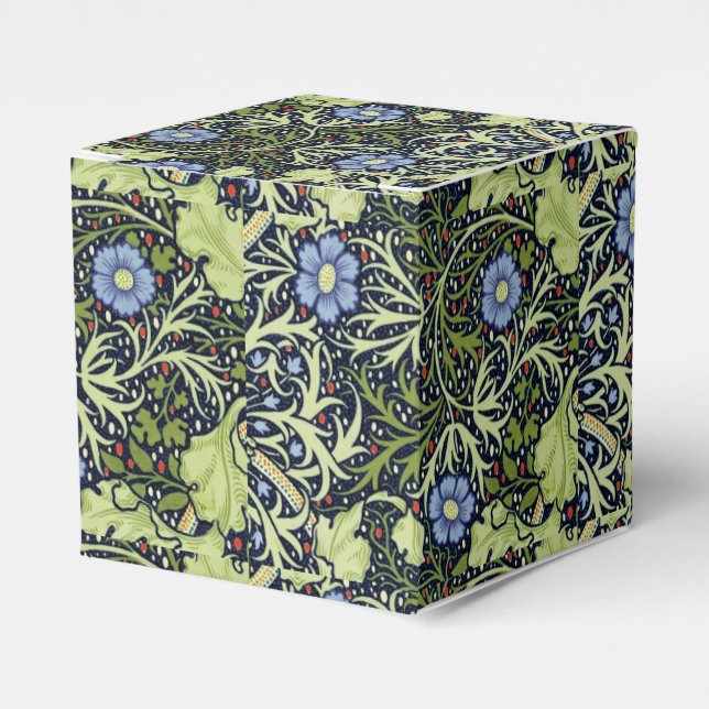 William Morris Seaweed Antike Blume Geschenkschachtel (Vorderseite)