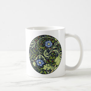 William Morris Seaweed Antike Blume Kaffeetasse