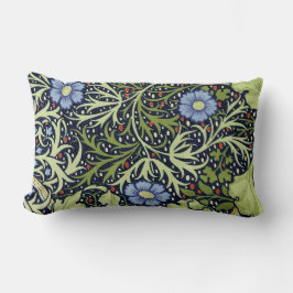 William Morris Seaweed Antike Blume Lendenkissen