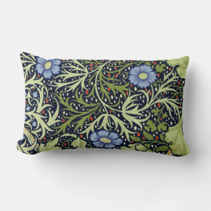 William Morris Seaweed Antike Blume Lendenkissen
