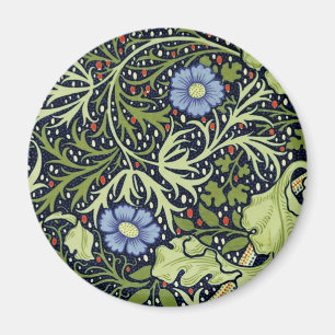 William Morris Seaweed Antike Blume Magnet