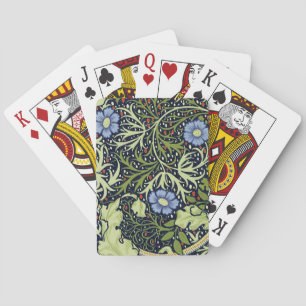 William Morris Seaweed Antike Blume Spielkarten