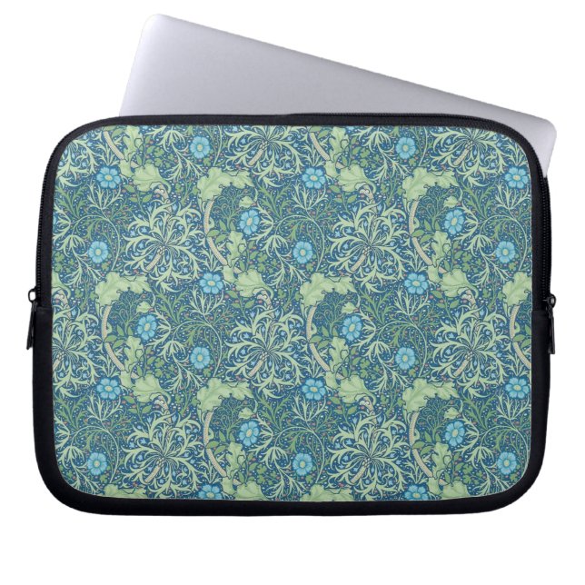 William Morris "Seaweed Design" Laptopschutzhülle (Vorderseite)