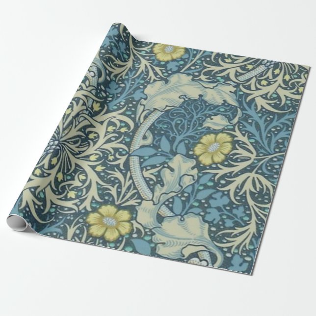 William Morris Seaweed Pattern Geschenkpapier (Ungerollt)