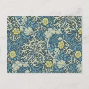 William Morris Seaweed Pattern Postkarte