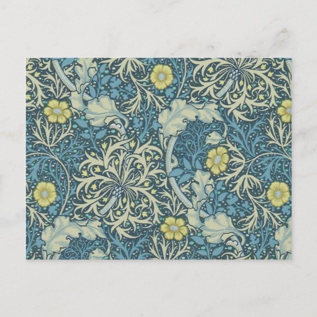 William Morris Seaweed Pattern Postkarte (Vorderseite)