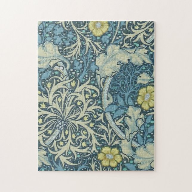 William Morris Seaweed Pattern Puzzle (Vertikal)