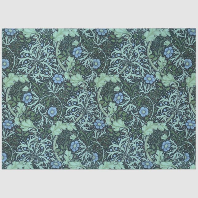 William Morris Seaweed Pattern Seidenpapier (Vorderseite)