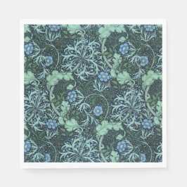 William Morris Seaweed Pattern Serviette