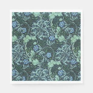 William Morris Seaweed Pattern Serviette