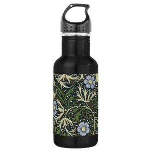 William Morris Seaweed Pattern Vintage Kunst Edelstahlflasche