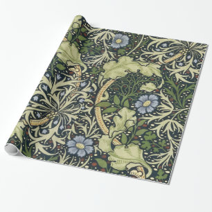 William Morris Seaweed Pattern Vintage Kunst Geschenkpapier