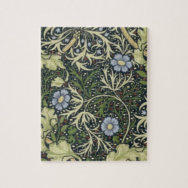 William Morris Seaweed Pattern Vintage Kunst Puzzle (Vertikal)