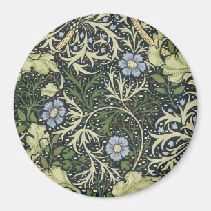 William Morris Seetang-Muster Florales Vintage-Kun Magnet