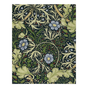 William Morris Seetang-Muster Florales Vintage-Kun Poster