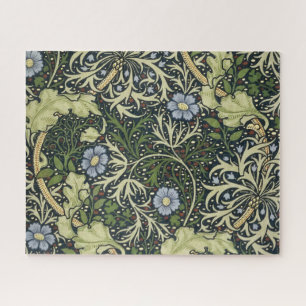 William Morris Seetang-Muster Florales Vintage-Kun Puzzle