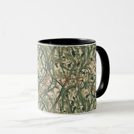 William Morris Seetang Vintage-Blumen Art Nouveau Tasse