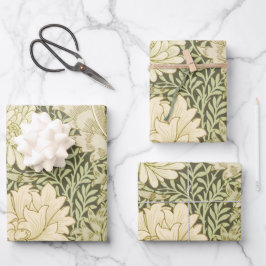 William Morris Set von 3 Wrapping Paper Geschenkpapier Set