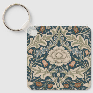 William Morris Severn Blumengarten Flower Classic Schlüsselanhänger