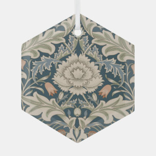 William Morris Severn Floral Garden Blume Classic Ornament Aus Glas