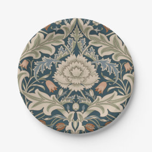 William Morris Severn Floral Garden Blume Classic Pappteller