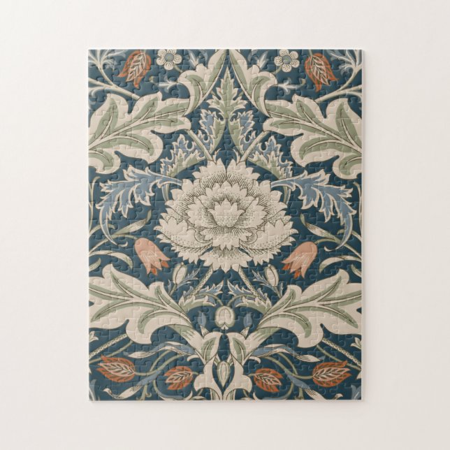 William Morris Severn Floral Garden Blume Classic Puzzle (Vertikal)