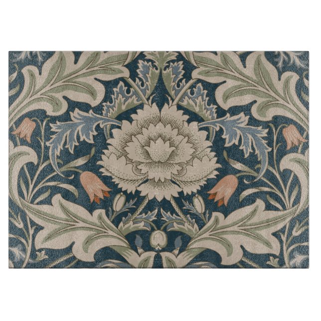 William Morris Severn Floral Garden Blume Classic Schneidebrett (Vorderseite)