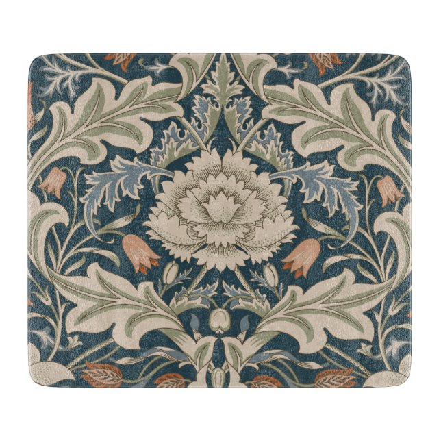 William Morris Severn Floral Garden Blume Classic Schneidebrett (Vorderseite)