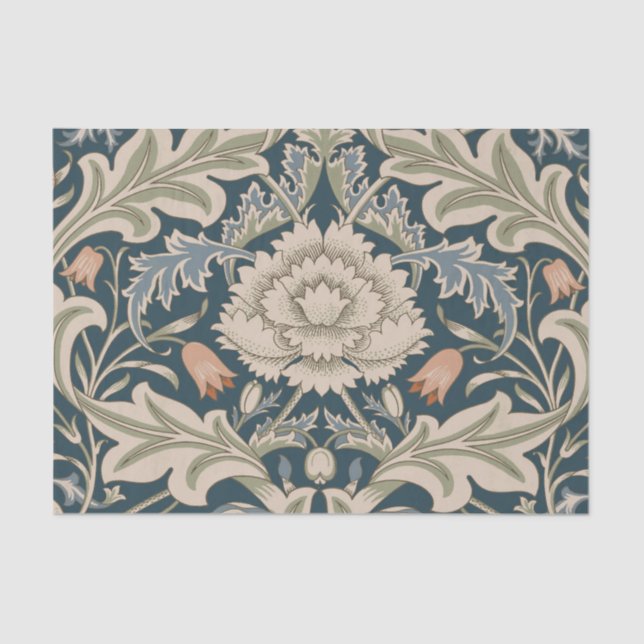 William Morris Severn Floral Garden Blume Classic Seidenpapier (Vorderseite)
