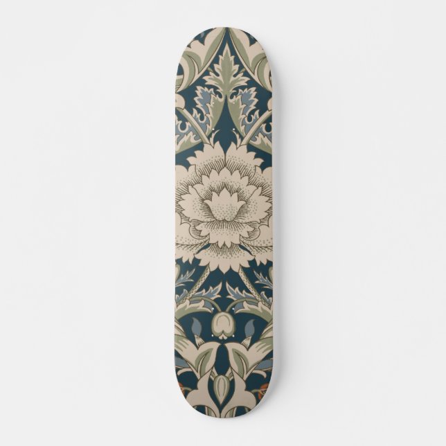 William Morris Severn Floral Garden Blume Classic Skateboard (Vorne)
