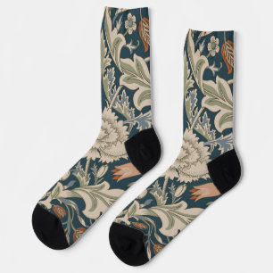 William Morris Severn Floral Garden Blume Classic Socken