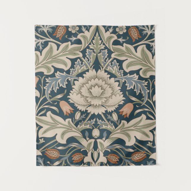 William Morris Severn Floral Garden Blume Classic Wandteppich (Vorderseite)