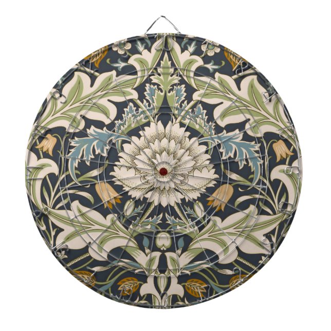 William Morris Severn Floral Pattern Classic Dartscheibe (vorne)