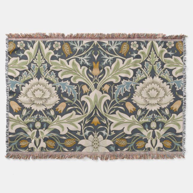 William Morris Severn Floral Pattern Classic Decke (Vorderseite)