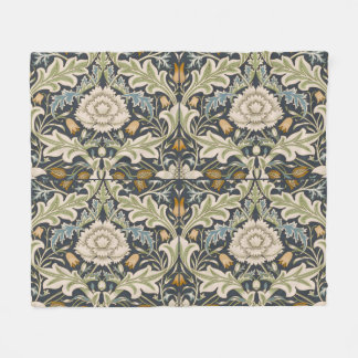 William Morris Severn Floral Pattern Classic Fleecedecke