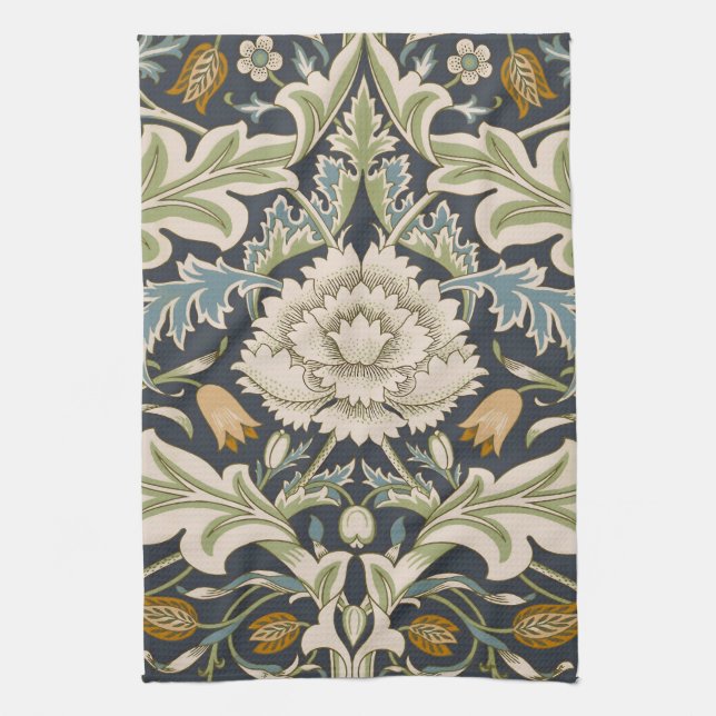 William Morris Severn Floral Pattern Classic Geschirrtuch (Vertikal)