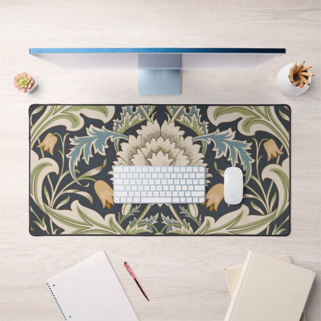 William Morris Severn Floral Pattern Classic Schreibtischunterlage (Büro 1)