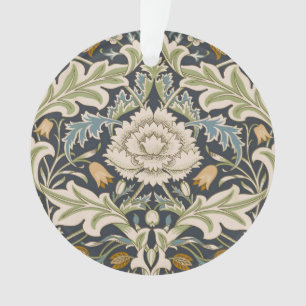William Morris Severn Navy Blaues Blumenkunstwerk Ornament