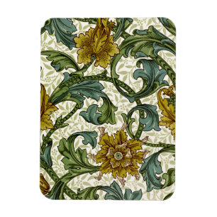 William Morris Single Stem Floral Art Fliese Magnet