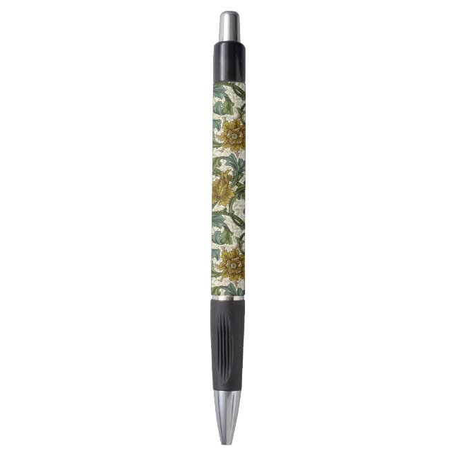 William Morris Single Stem Floral Pattern Kugelschreiber (Vorderseite Vertikal)