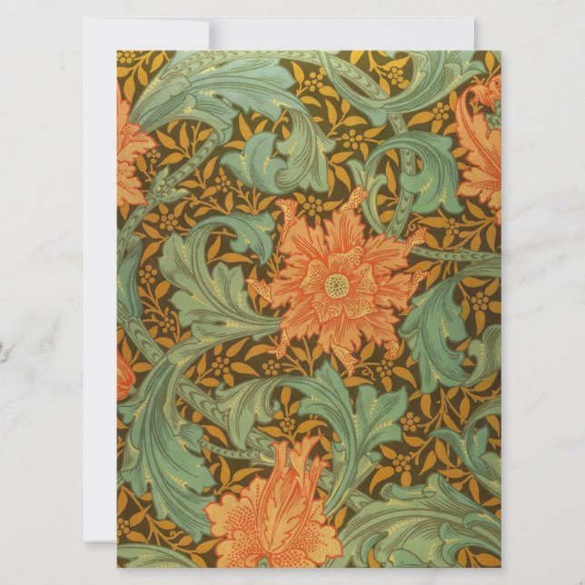 William Morris Single Stem Pattern Art Nouveau (Vorderseite)