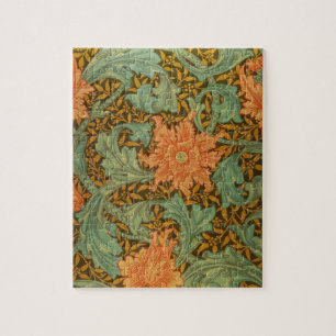 William Morris Single Stem Pattern Art Nouveau Puzzle