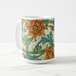 William Morris Single Stem Vintage Floral Blumen Kaffeetasse