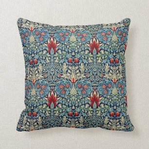 William Morris Snakehead Pattern Throw Pillow Kissen