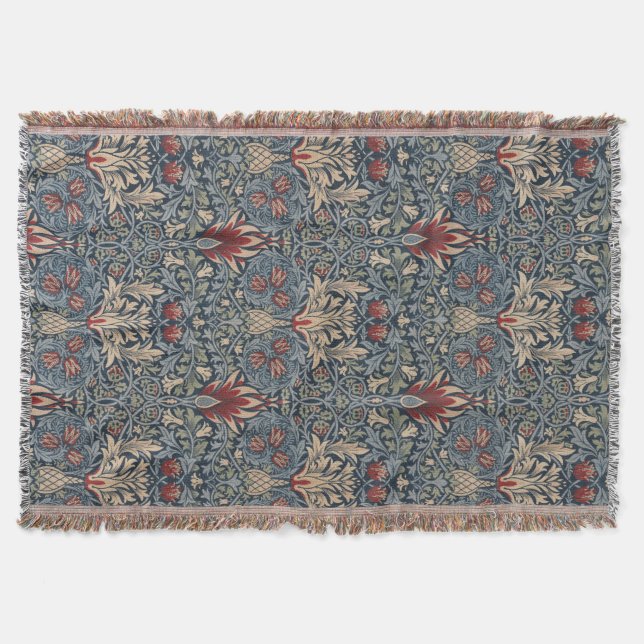 William Morris: Snakeshead Blanket Decke (Vorderseite)