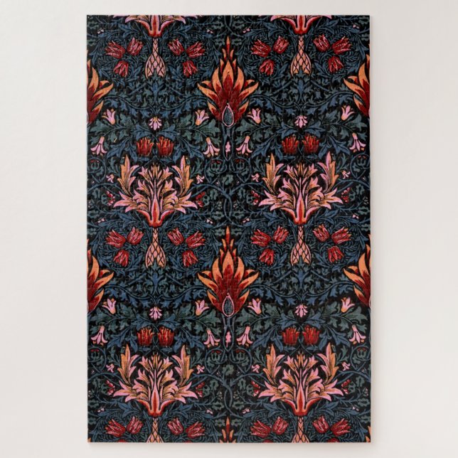 William Morris Snakeshead Dark Pattern Puzzle (Vertikal)