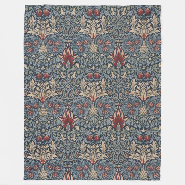 William Morris: Snakeshead Fleece Blanket (Vorderseite)