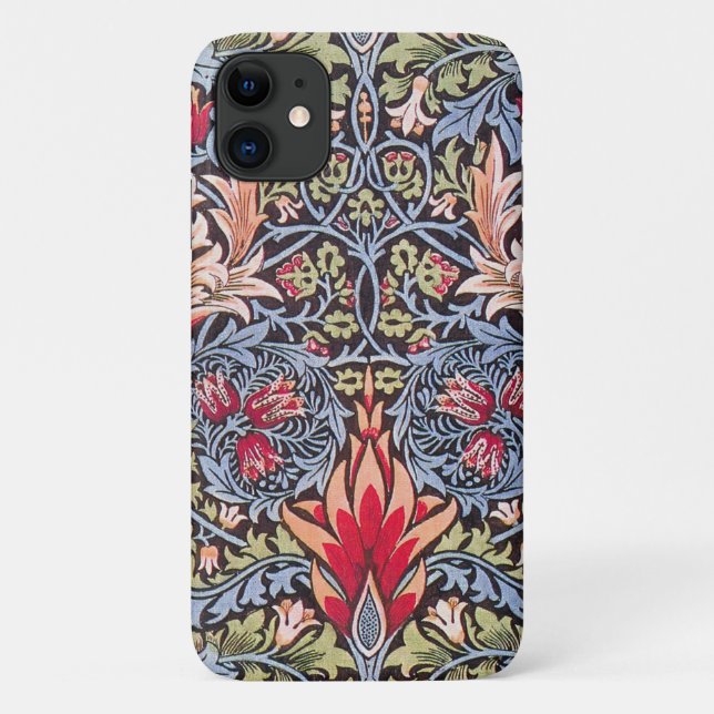 William Morris Snakeshead Floral Art Nouveau Case-Mate iPhone Hülle (Rückseite)