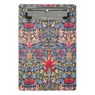 William Morris Snakeshead Floral Art Nouveau Mini Klemmbrett