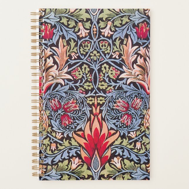 William Morris Snakeshead Floral Art Nouveau Planer (Vorderseite)